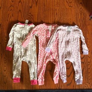 18M Floral and Animal Print Zippy Sleeper Bundle